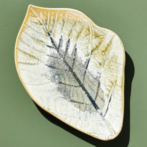 Oak Leaf Side Plate from Anthropologie, Stoneware